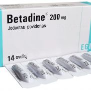 Betadine ovules pack